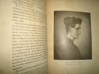 169- Vida Del Padre Pablo Ginhac De La Compañia De Jesús - P. Arturo Calvet - Barcelona, Herederos De Juan Gili, 1912