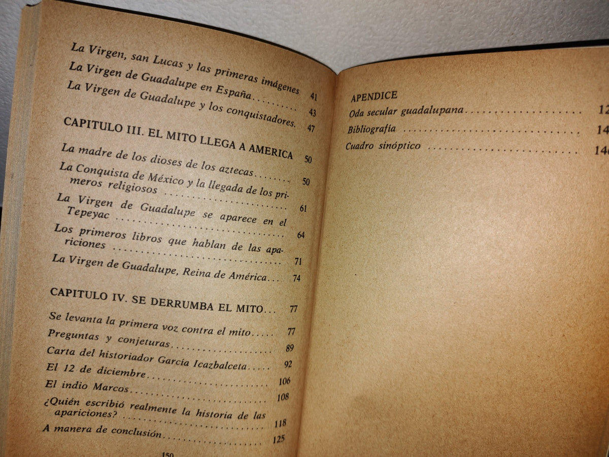 50- Las Apariciones Del Tepeyac. ¿Mito O Realidad? - Manuel Toledano Hernández. Colección Duda, 1974