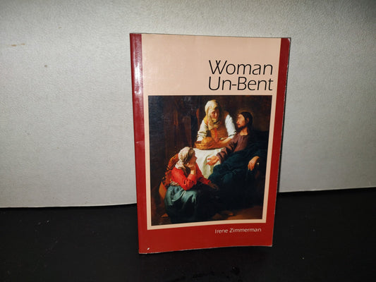 220- Woman Un-Bent - Irene Zimmerman, OSF. Firmado. Signed