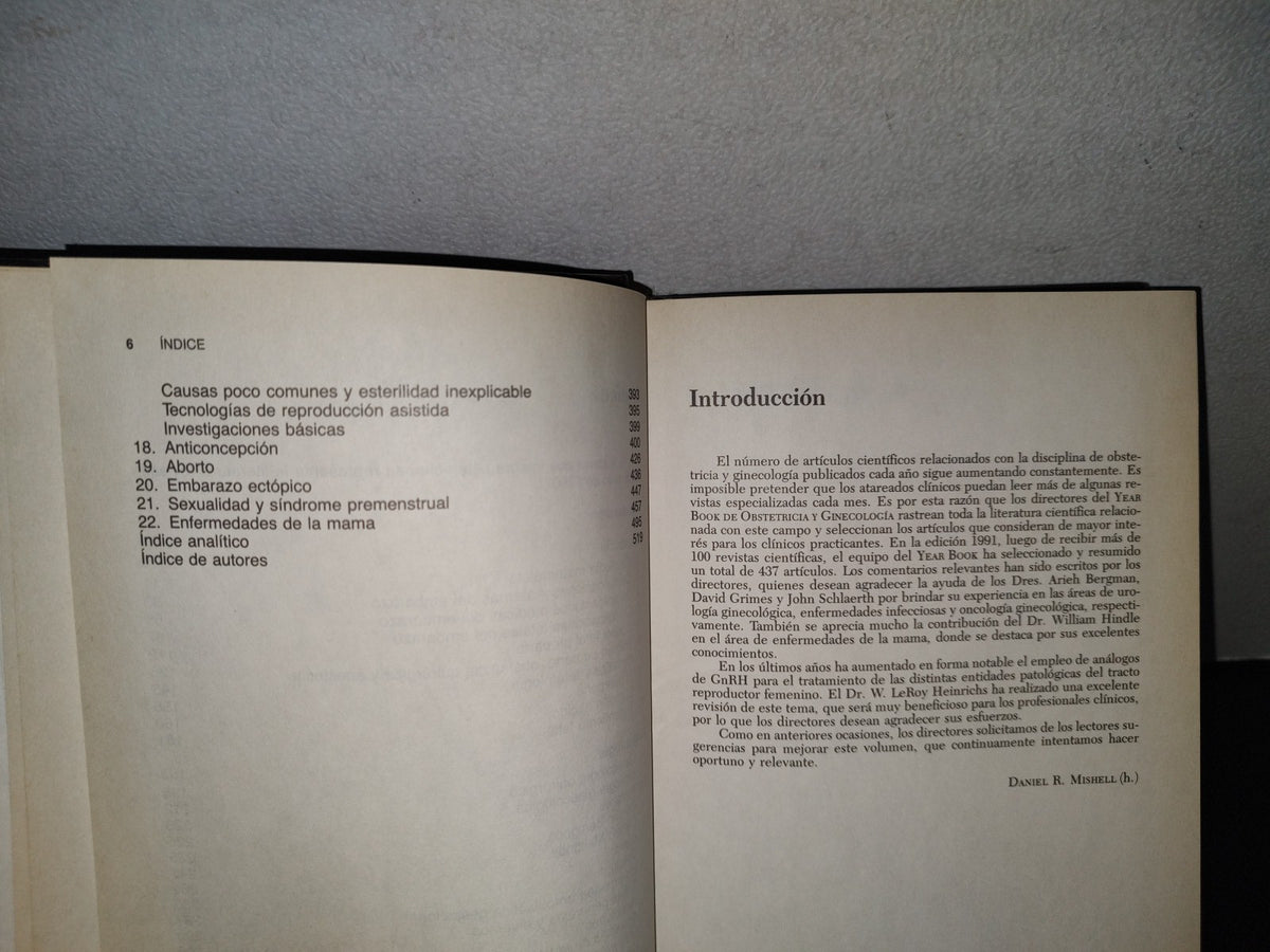 89- 1991. Year Book De Obstetricia Y Gineología - Mishell/Kirschbaum/Morrow