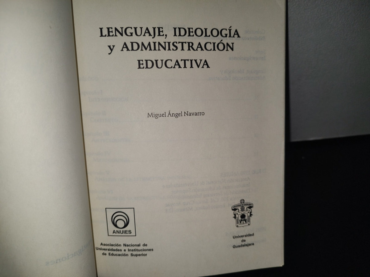 90- Lenguaje, Ideología Y Administración Educativa - Miguel Ángel Navarro