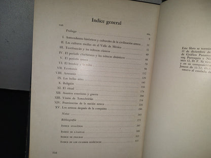 84- La Civilización Azteca - George C. Vaillant. Fondo De Cultura Económica - 2A. Ed. 1955