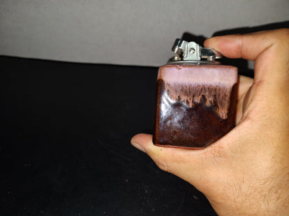A6- Encendedor De Cerámica Vintage Japonés - 80'S