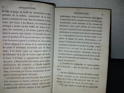 60- Manual De Juegos. Comprendiendo A Más De Los Naipes, Ajedrez, Billar... Carlos De Pravia - 1859