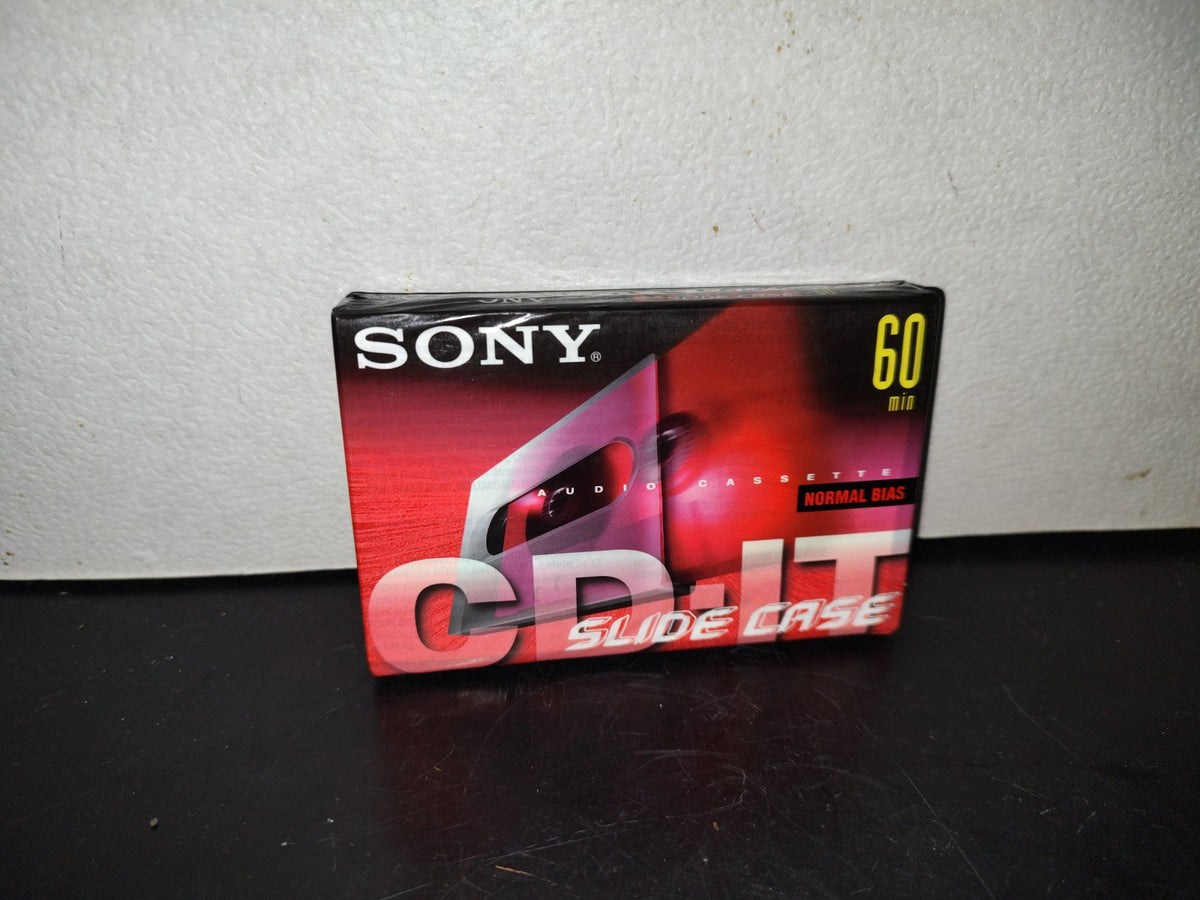 A6- Casete Sony Nuevo Virgen De 60 Minutos. Slide Case - 90'S