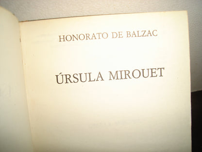 21- Úrsula Mirouet - Honorato De Balzac