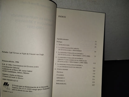 192- Metrópolis En Reestructuración: Guadalajara Y Monterrey 1980-1989 - Fernando Pozos Ponce - 1996