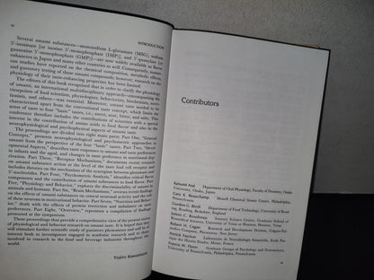 85- Umami: A Basic Taste. Physiology, Biochemistry, Nutrition, Food Science, Yojiro Kawamura