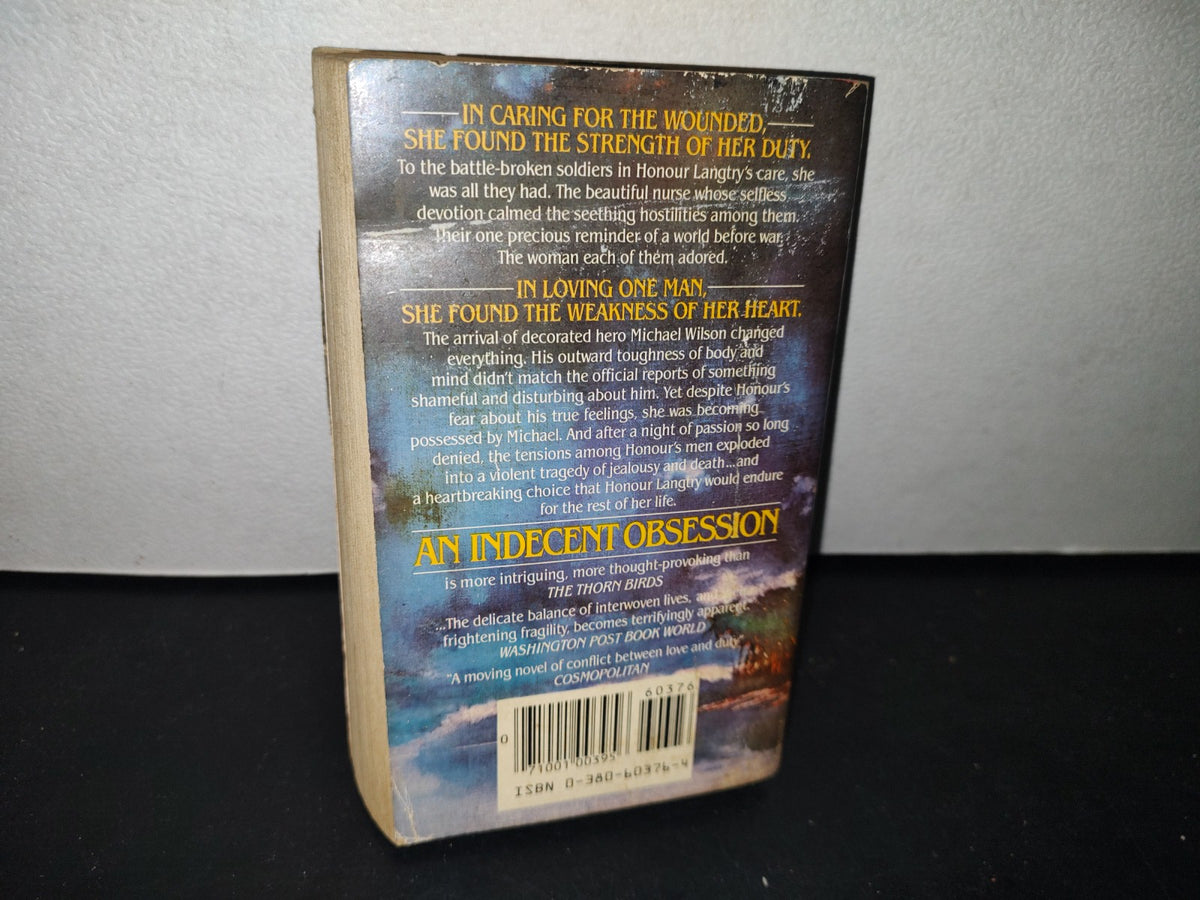 75- An Indecent Obsession - Colleen Mccullough - First Avon Printing, October. 1982