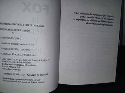 180- Fox. La Neta Y Los Mitos - Luis Pazos - Primera Edición 2004