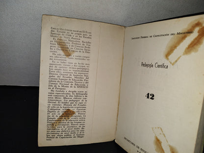 195- Pedagogía Científica - Emilio Uzcategui - Secretaría De Educación Pública - 1964