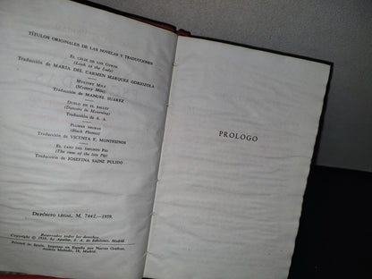 75- Margery Allingham. Novelas Escogidas. Aguilar- Madrid 1959