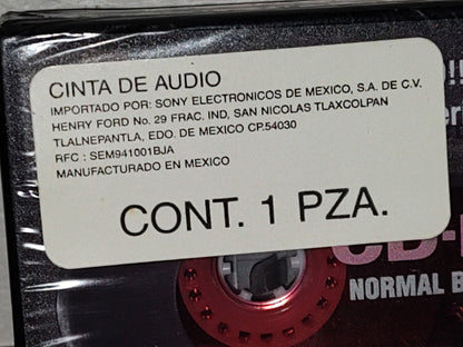 A6- Casete Sony Nuevo Virgen De 60 Minutos. Slide Case - 90'S