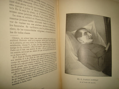 169- Vida Del Padre Pablo Ginhac De La Compañia De Jesús - P. Arturo Calvet - Barcelona, Herederos De Juan Gili, 1912
