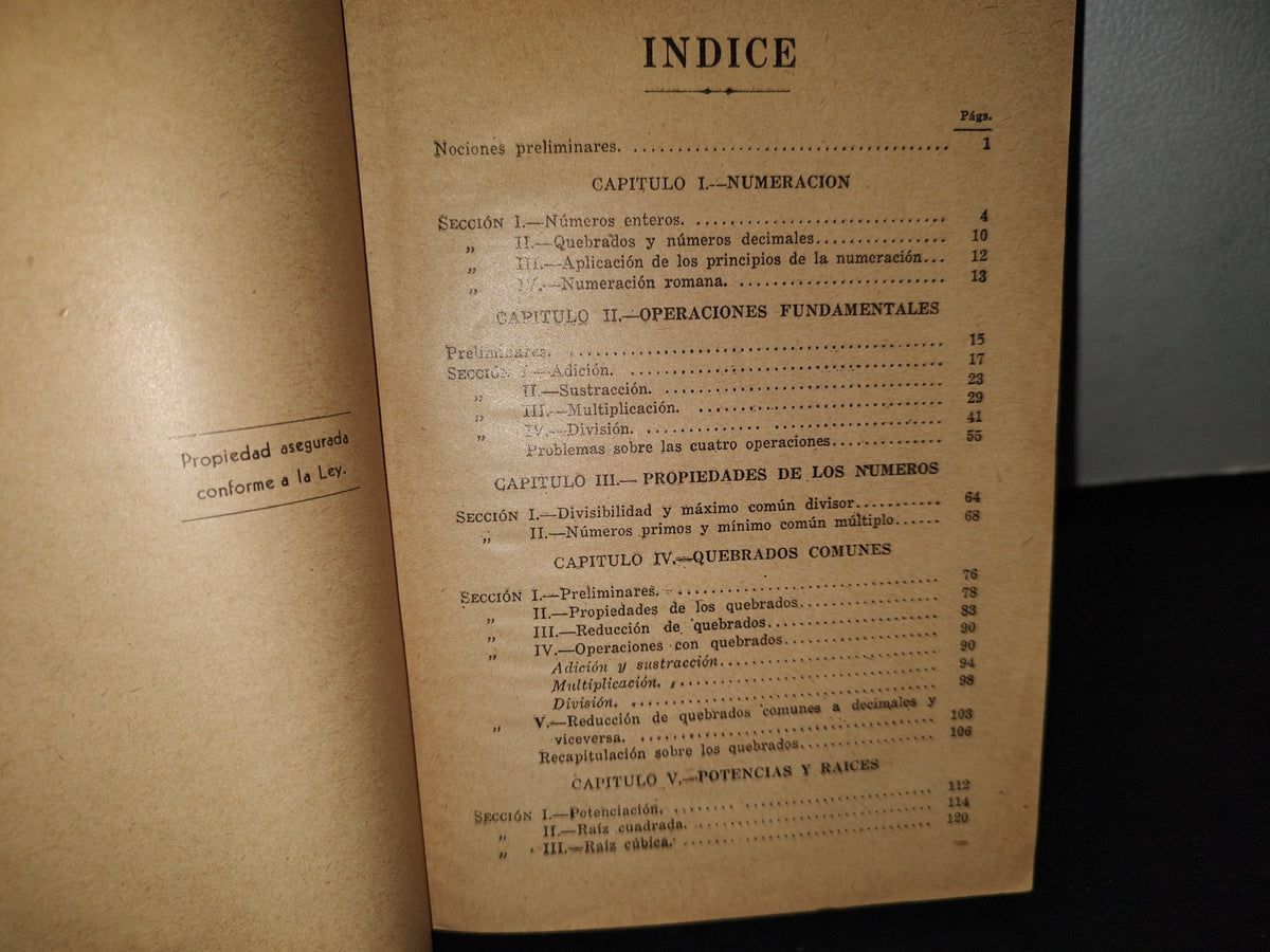 172- Aritmética Y Nociones De Teneduría De Libros Y Álgebra. Tercer Grado. José E. Rozán 40'S, 50'S
