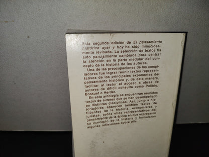 114- Lecturas Universitarias 38. El Pensamiento Histórico: Ayer Y Hoy. Del Marxismo A Las Corrientes Contemporáneas Iii - Universidad Nacional Autónoma De México, 1995
