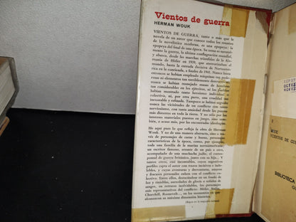 90- Vientos De Guerra - Herman Wouk - Primera Edición 1972