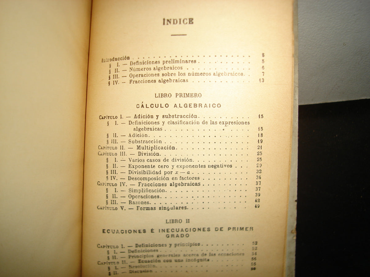21- Elementos De Álgebra - G. M. Bruño - Editorial Enseñanza, S. A. - 1968