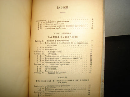 21- Elementos De Álgebra - G. M. Bruño - Editorial Enseñanza, S. A. - 1968