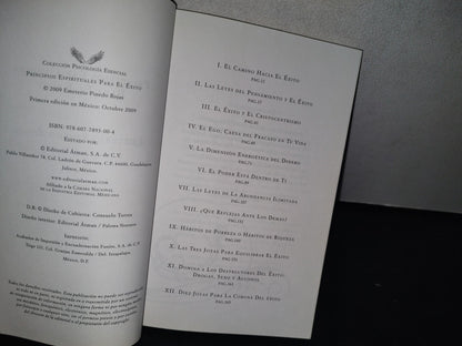 180- Principios Espirituales Para El Éxito - Emeterio Pinedo Rojas - Primera Edición 2009 - Firmado