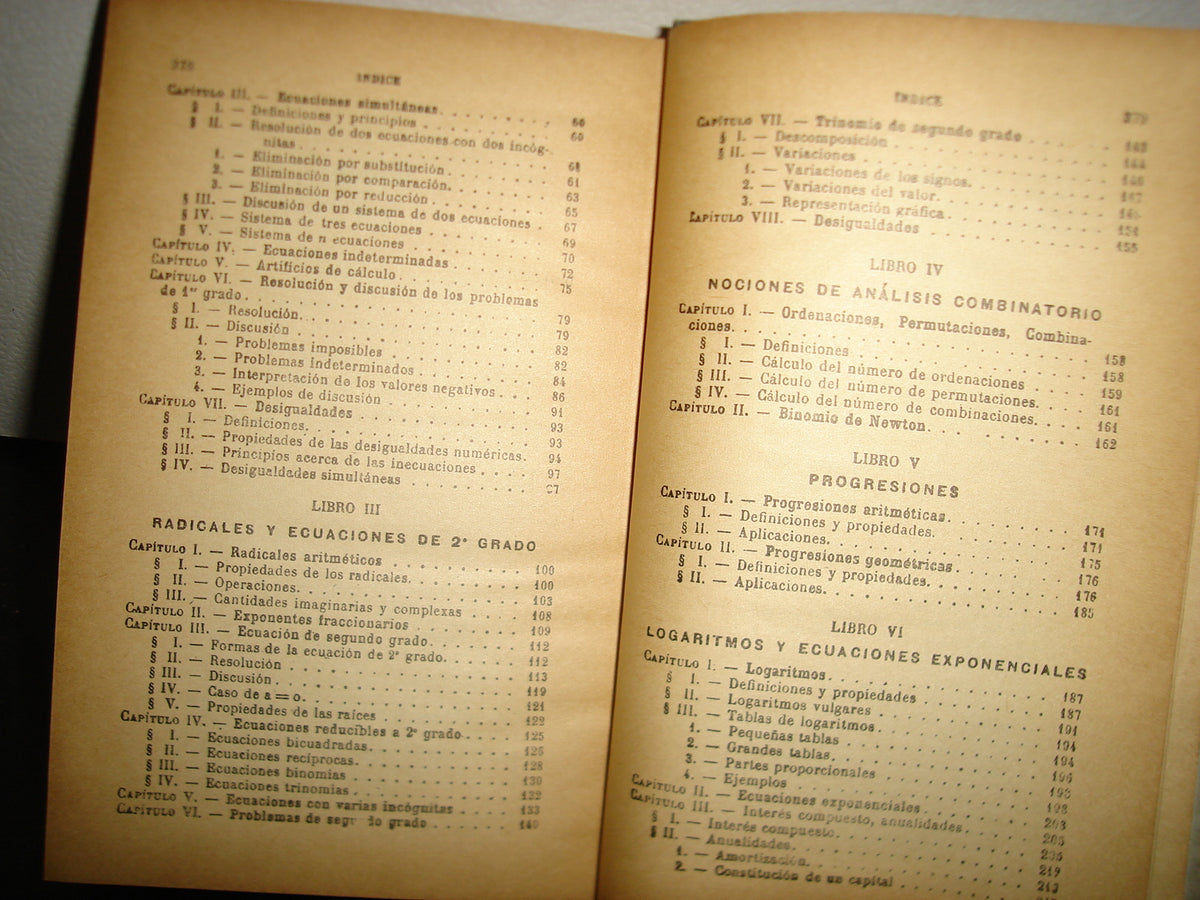 21- Elementos De Álgebra - G. M. Bruño - Editorial Enseñanza, S. A. - 1968