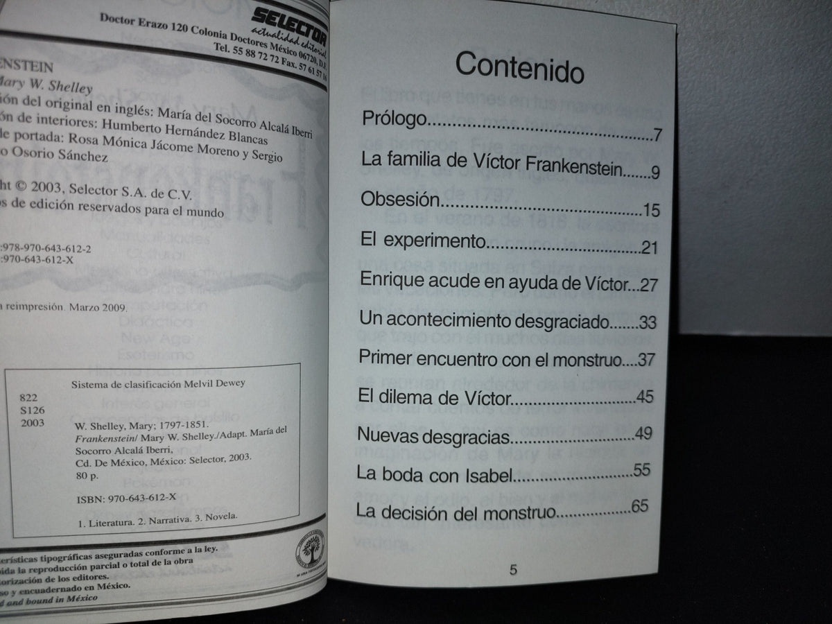 66- Frankenstein Para Niños - Mary W. Shelley