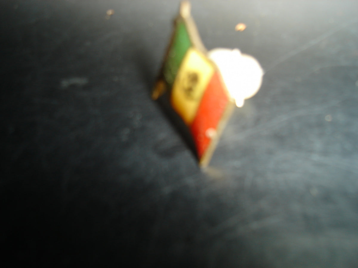 A2- Antiguo Pin Bandera De México Ondeando - 60'S - 70'S