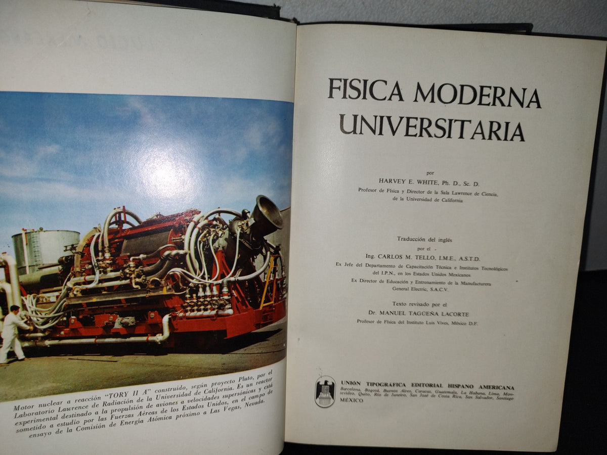 188- Física Moderna Universitaria - Harvey E. White - Uteha - 1965