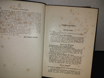 128- Alemán. Roma. Rom. Geschichte Des Römischen Volkes Un Seiner Kultur - Wägner/Schmidt - 1923