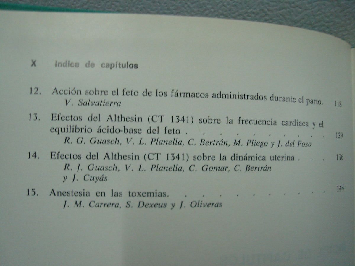 23- Clínica Ginecológica. Volumen 2, Número 2. Analgesia Y Anestesia En Obstetricia
