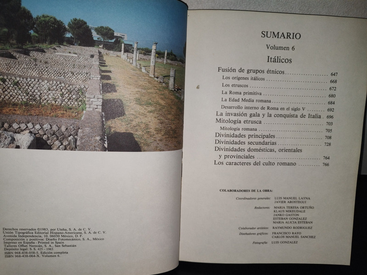 145- El Hombre. Origen Y Misterios. Itálicos - Uteha 1983