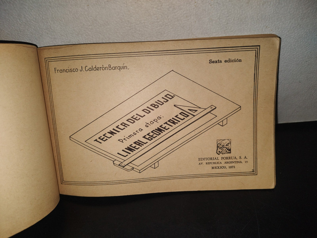 101- Técnica Del Dibujo - Francisco J. Calderón Barquín - 1973