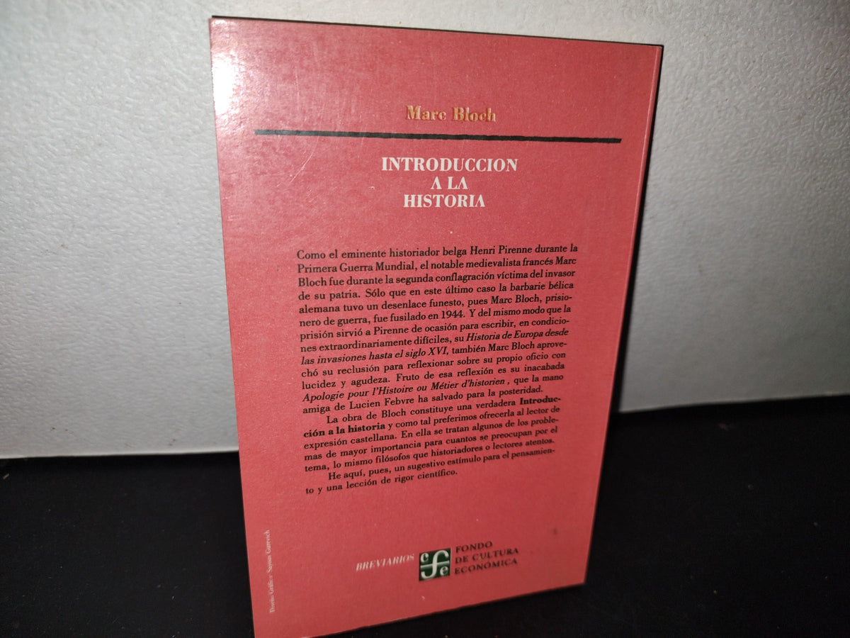 91- Introducción A La Historia - Marc Bloch - 1990
