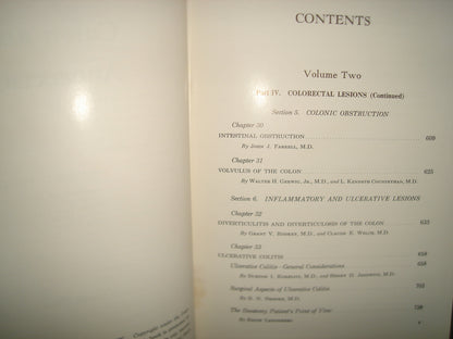 160- Enfermedades Del Colon / Diseases Of The Colon And Anorrectum. Vol. Two -Robert Turell - W. B. Saunders Company, 1959