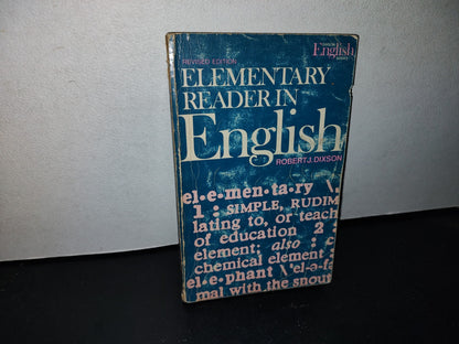 66- Método De Inglés. Elementary Reader In English - Robert J. Dixon - 1971