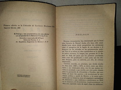 202- Colección De Escritores Mexicanos: Obras. Poesías, Teatro, Artículos Y Cartas - Manuel Acuña - Editorial Porrúa, 1975
