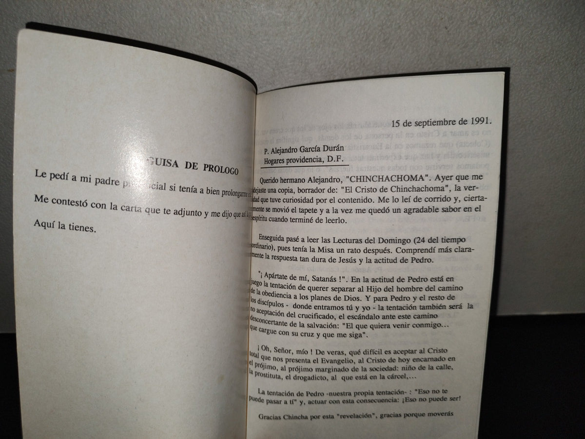 139- El Cristo Del Chinchachoma - Alejandro García Durán - 1A. Ed. 1991