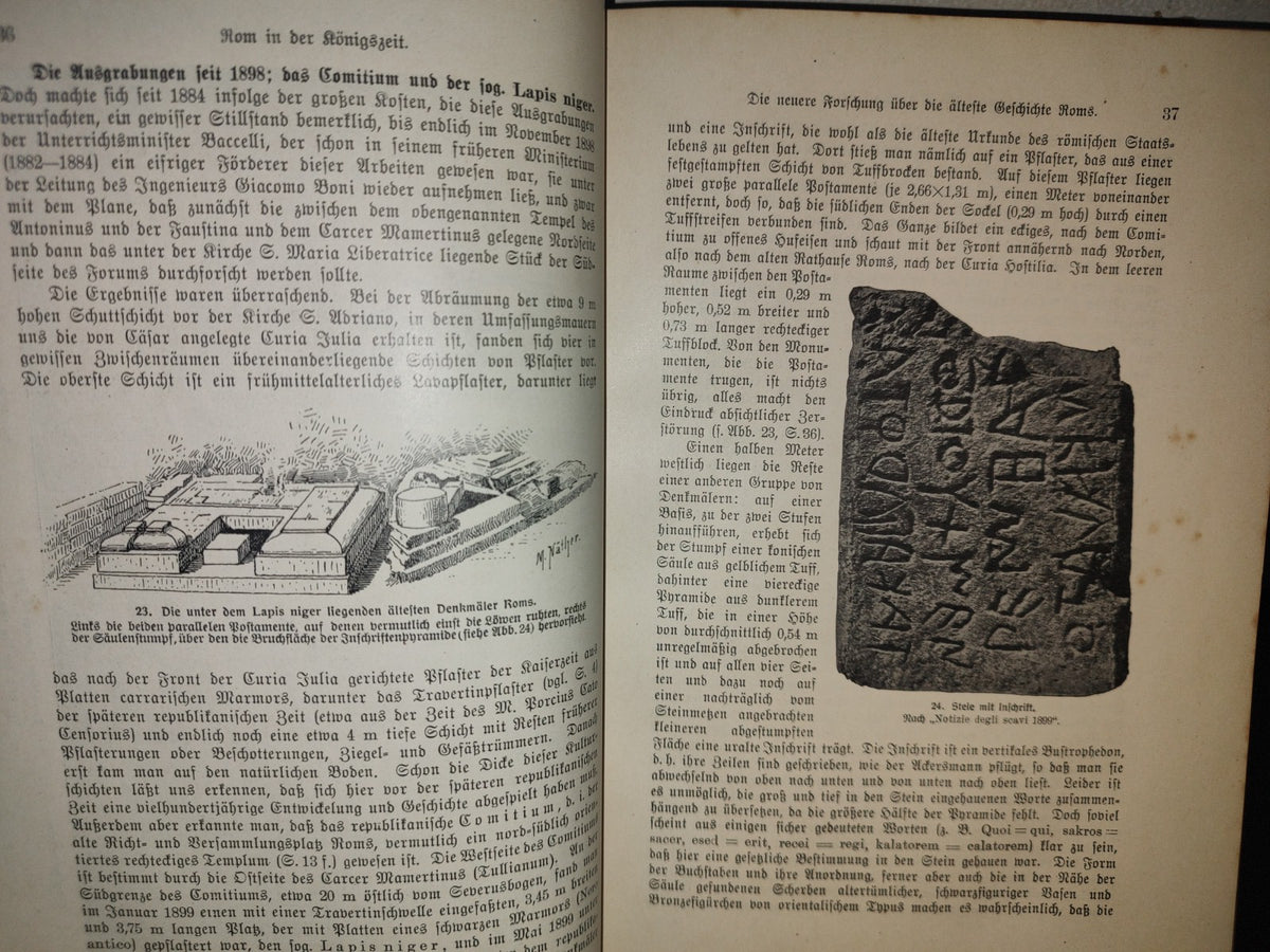 128- Alemán. Roma. Rom. Geschichte Des Römischen Volkes Un Seiner Kultur - Wägner/Schmidt - 1923