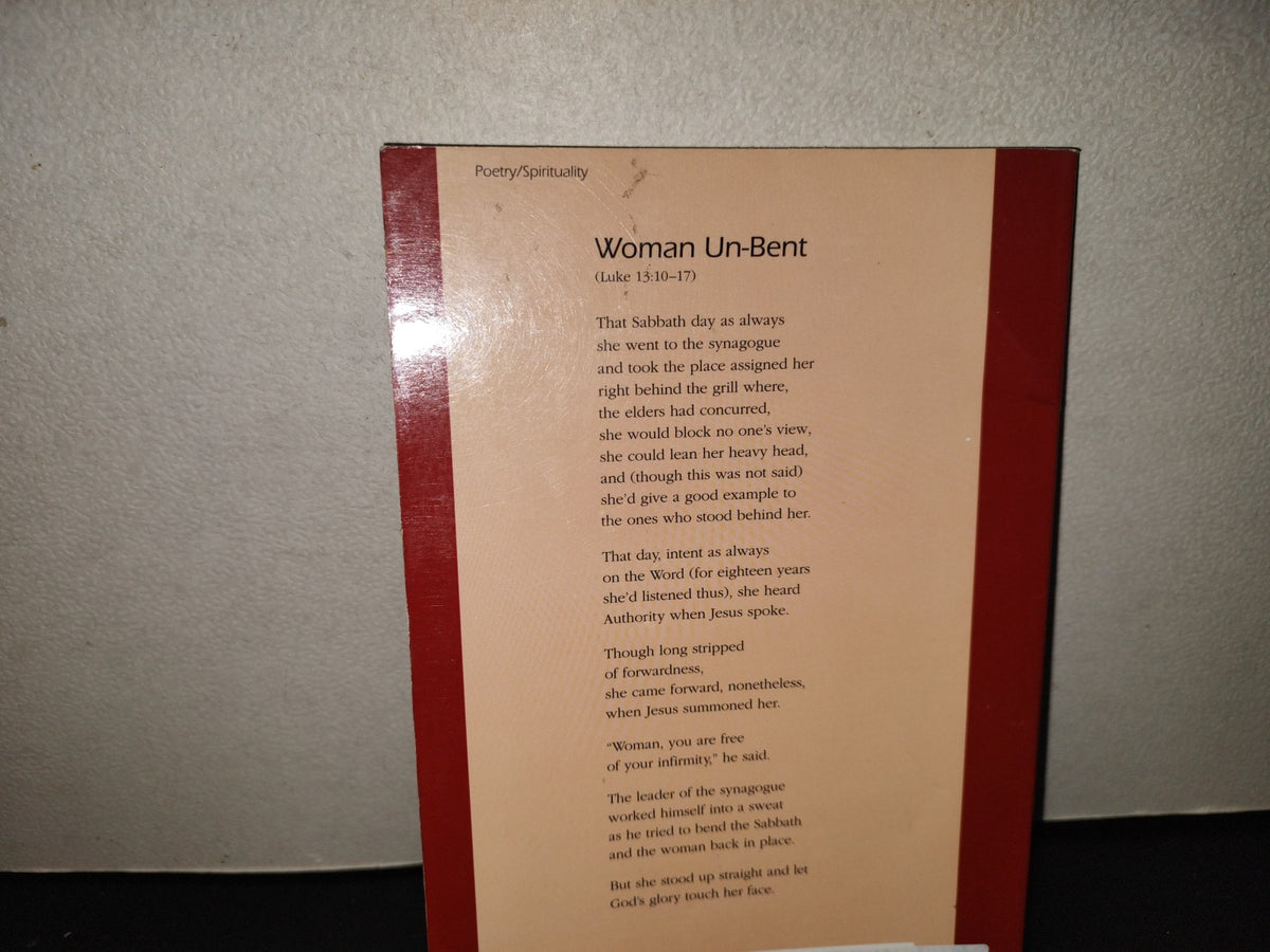 220- Woman Un-Bent - Irene Zimmerman, OSF. Firmado. Signed