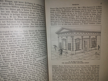 128- Alemán. Roma. Rom. Geschichte Des Römischen Volkes Un Seiner Kultur - Wägner/Schmidt - 1923