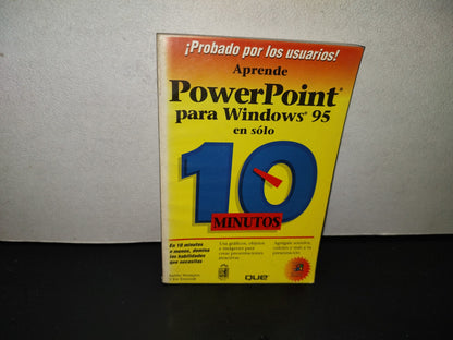 202- Aprende PowerPoint Para Windows 95 En Sólo 10 Minutos - Joe Kraynak Y Faithe Wempen