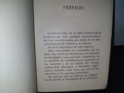 60- El Raquitismo - J. Comby - Barcelona. Espasa Y A Editores, 1895