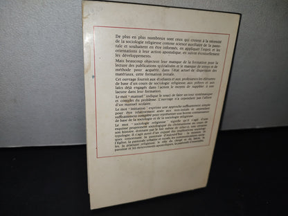 212- Manuel D'Initiation À La Sociologie - Religieuse - Joseph Laloux - 1967