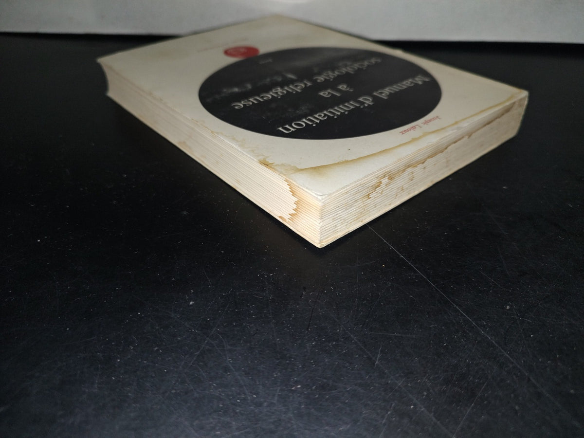 212- Manuel D'Initiation À La Sociologie - Religieuse - Joseph Laloux - 1967