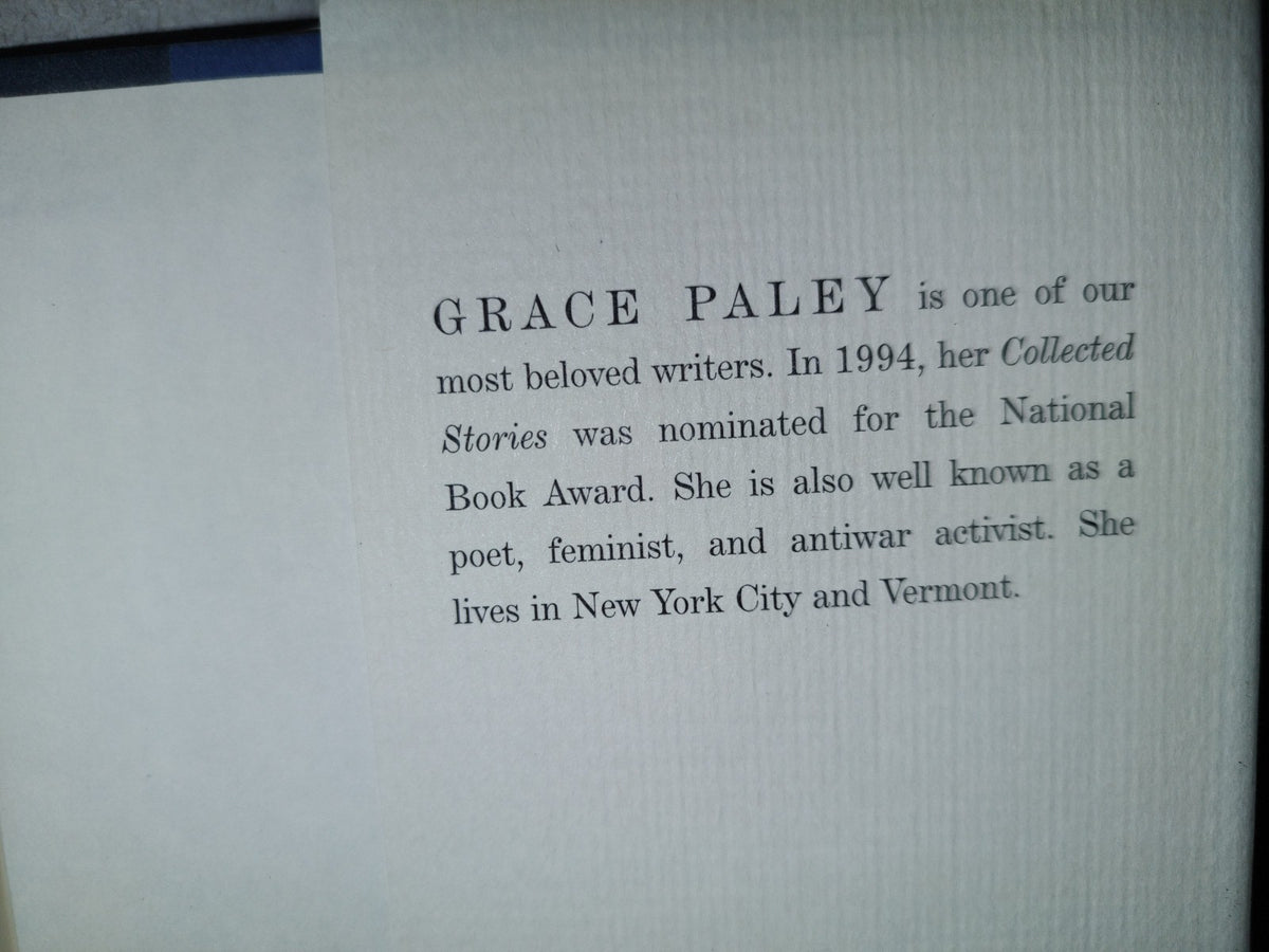 220- Just As I Thought - Grace Paley - Farrar, Straus And Giroux - First Edition 1998