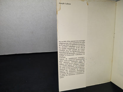 212- Manuel D'Initiation À La Sociologie - Religieuse - Joseph Laloux - 1967