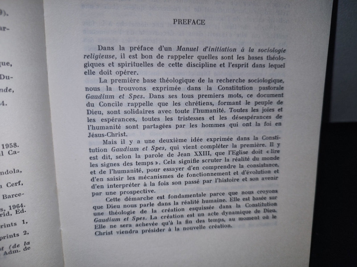 212- Manuel D'Initiation À La Sociologie - Religieuse - Joseph Laloux - 1967