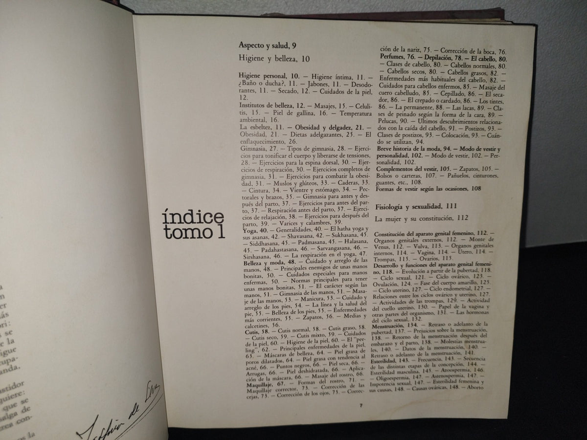 171- La Mujer, Familia Y Hogar. Tomo 1 - Editorial Marín 1978