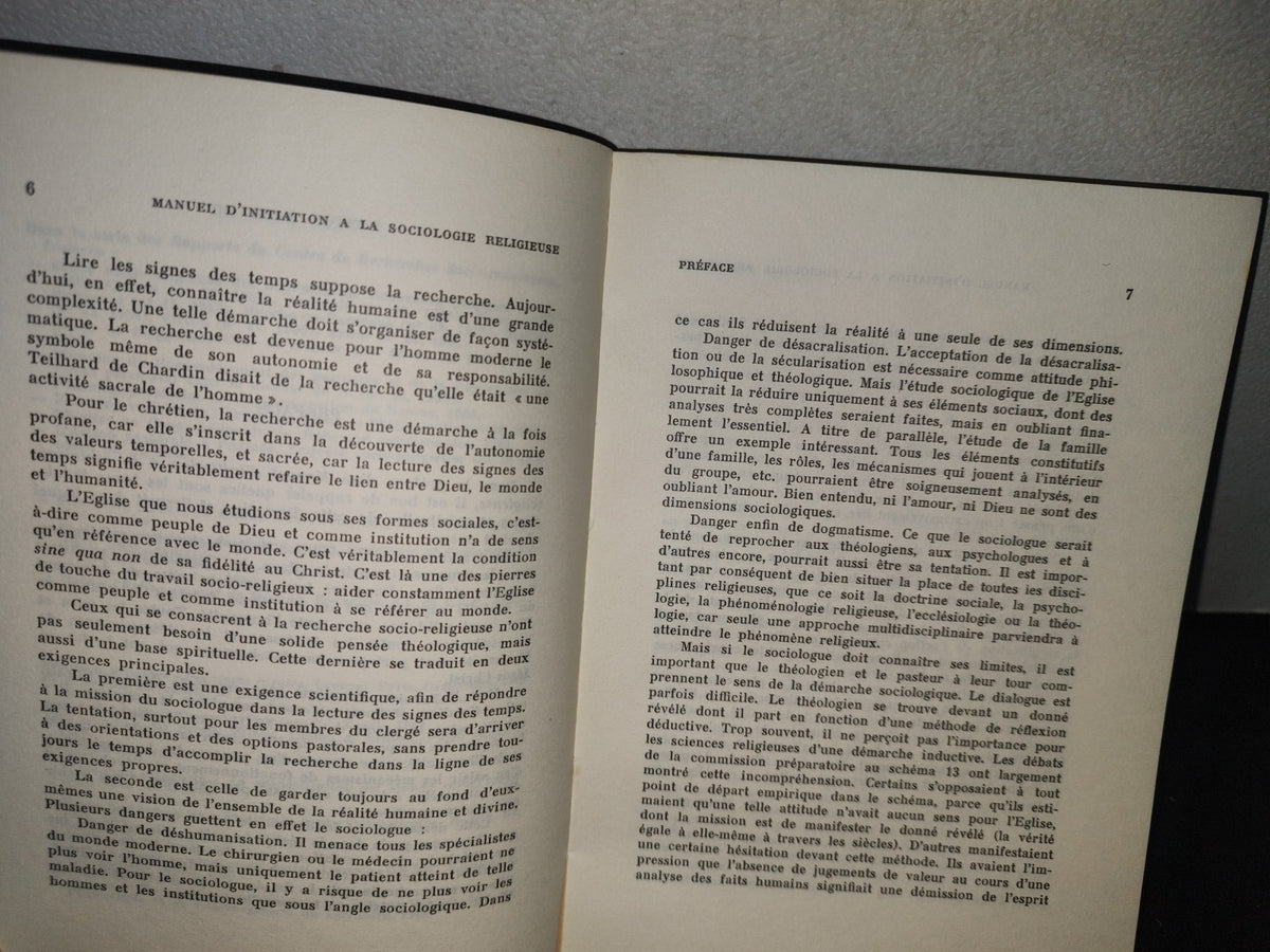 212- Manuel D'Initiation À La Sociologie - Religieuse - Joseph Laloux - 1967