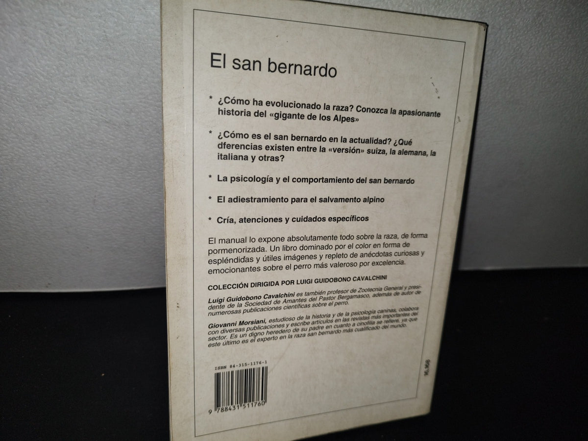 84- Perros De Raza. El San Bernardo - Giovanni Morsiani - Editorialde Vecchi